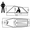 Nordisk Halland 2 LW - lichtgewicht tweepersoons tunneltent Nordisk Halland 2 LW - lichtgewicht tweepersoons tunneltent