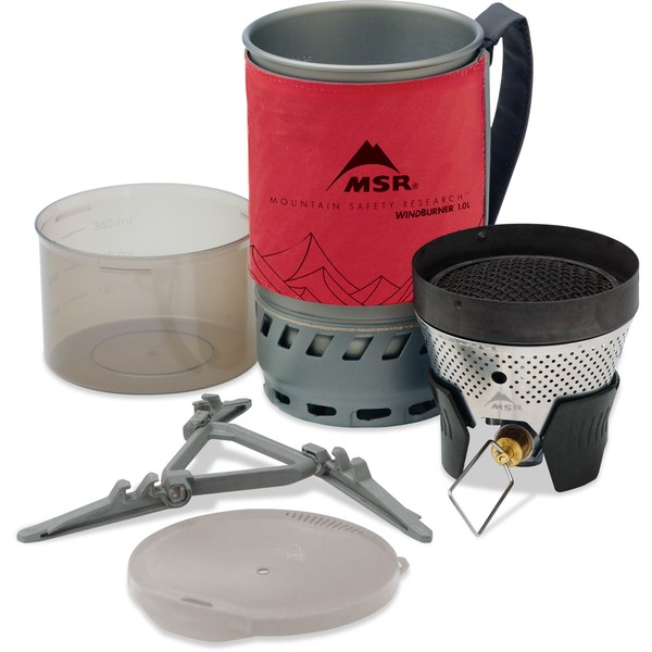 MSR Windburner - Personal Stove System - Rood - lichtgewicht kookset MSR Windburner - Personal Stove System - Rood - lichtgewicht kookset