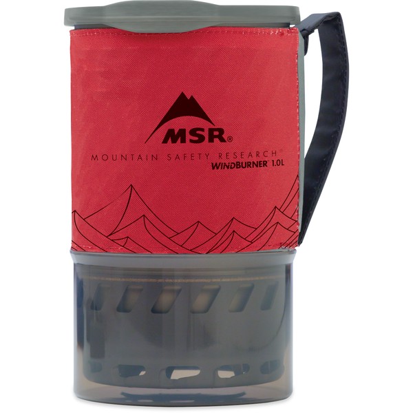 MSR Windburner - Personal Stove System - Rood - lichtgewicht kookset MSR Windburner - Personal Stove System - Rood - lichtgewicht kookset