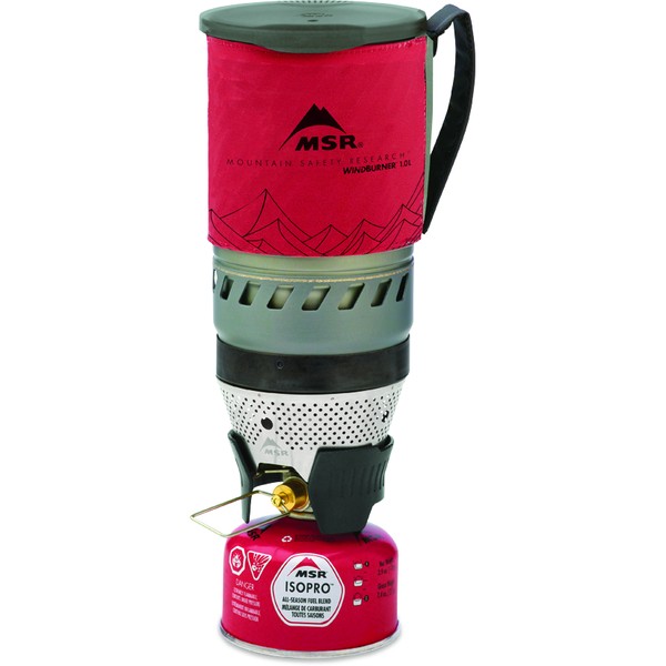 MSR Windburner - Personal Stove System - Rood - lichtgewicht kookset MSR Windburner - Personal Stove System - Rood - lichtgewicht kookset