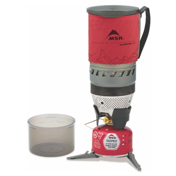 MSR Windburner - Personal Stove System - Rood - lichtgewicht kookset MSR Windburner - Personal Stove System - Rood - lichtgewicht kookset